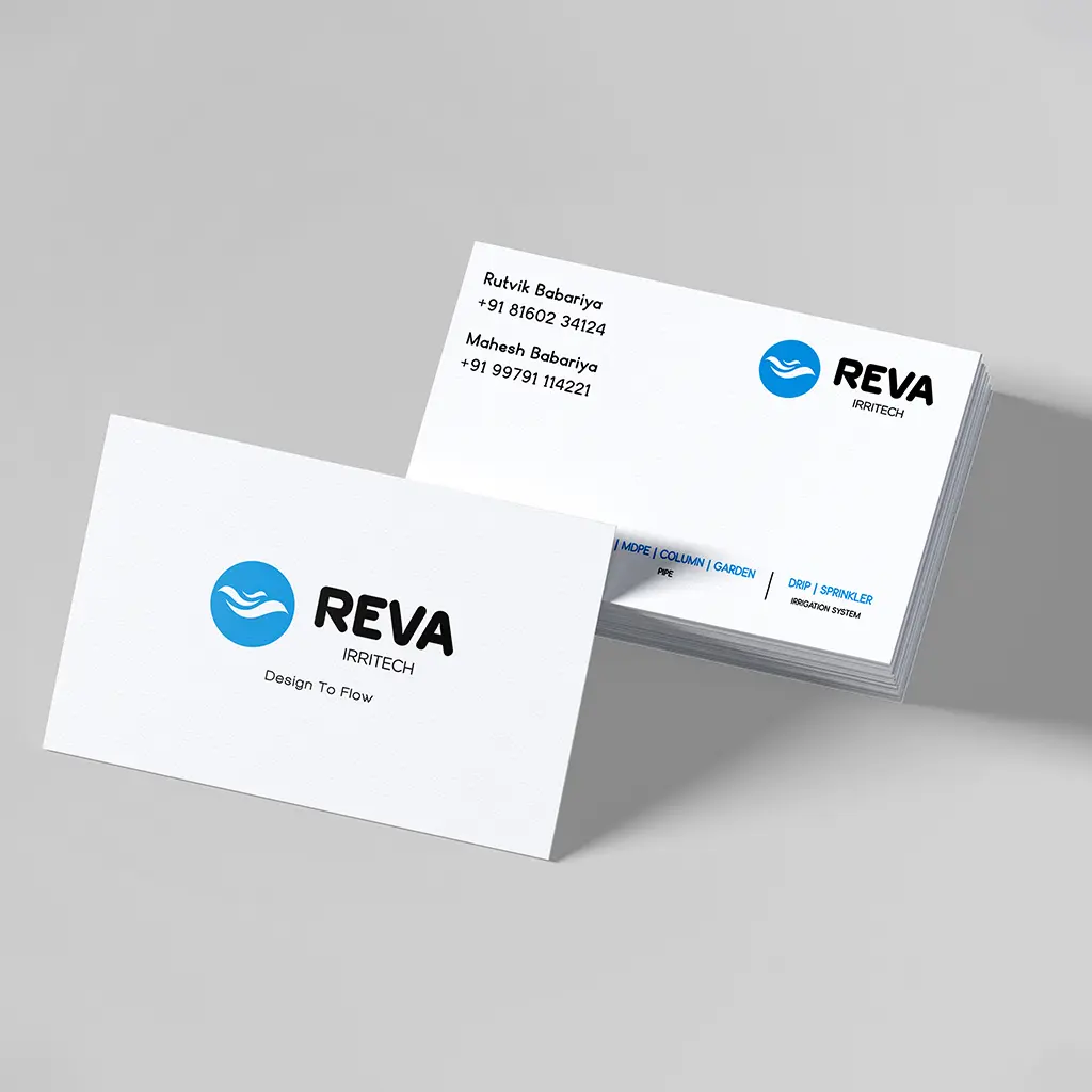 Reva Irritech Visiting Card Design